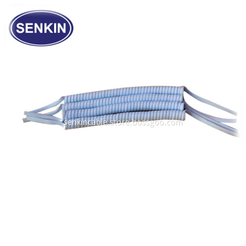 Oil Resistance Flexible TPU/PU Spiral Cable Recall